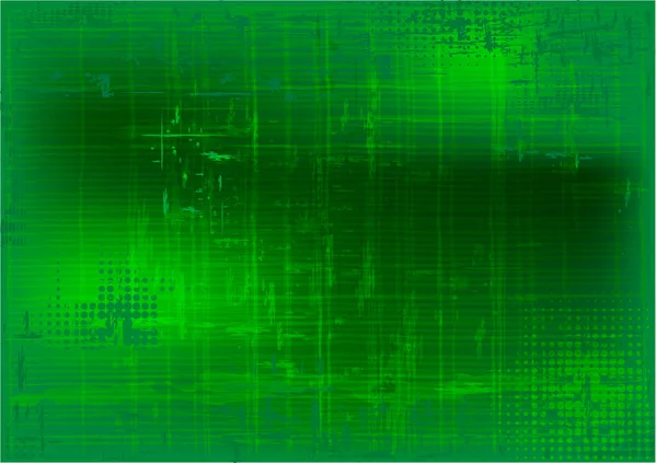 Abstrait Fond Vert Avec Carrés Vecteur — Image vectorielle
