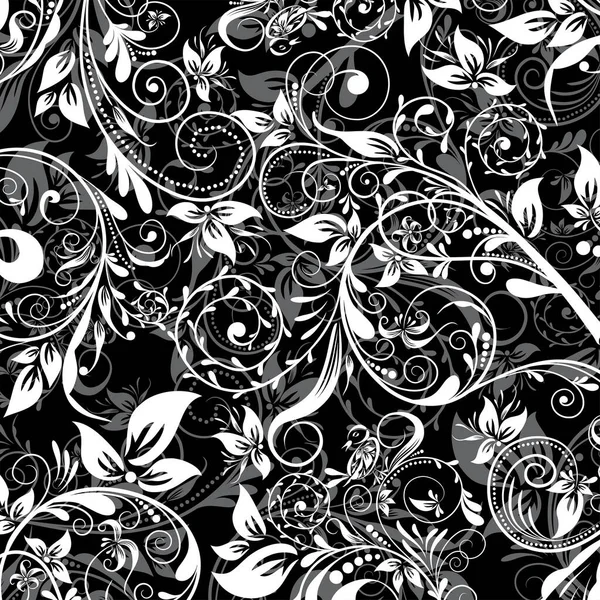 Красивий Декоративний Фон Квітами Квітковими Елементами — стоковий вектор