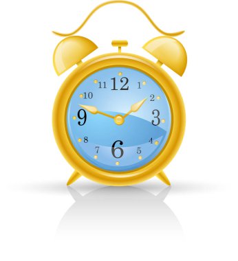 Alarm saat vektör çizimi