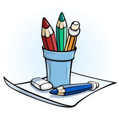 Geri okul kartı vektör çizim