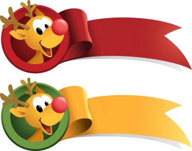 Yılbaşı çizgi filminin vektör illüstrasyonu