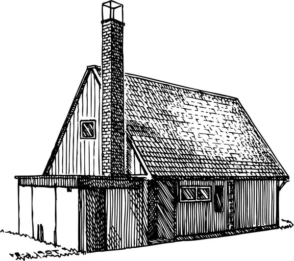 House Modern Vector Illustration — Stock Vector
