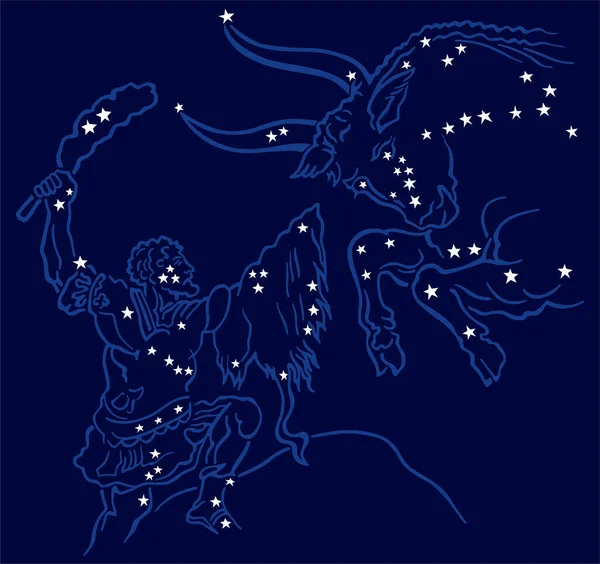 Illustration Vectorielle Signe Zodiaque Taurus — Image vectorielle