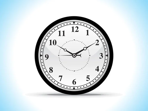 Illustration Une Horloge Isolée — Image vectorielle