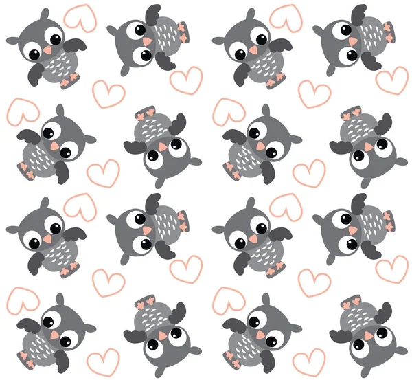 Roztomilé Kreslené Ovce Bezešvé Vzor Ručně Kreslené Zvířecí Ilustrace Vtipné — Stockový vektor