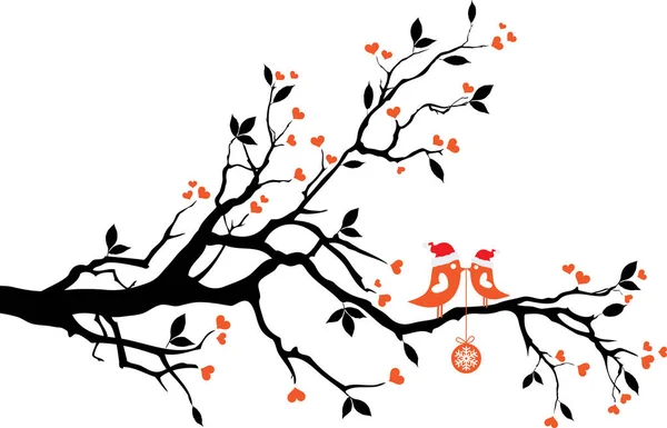 Kinesiska Plommon Träd Blommor Vektor Illustration — Stock vektor
