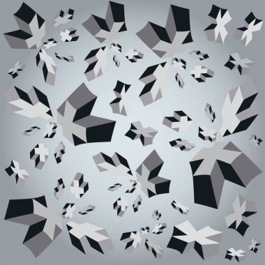 Geometrik figürlerin soyut arkaplanı. vektör illüstrasyonu.