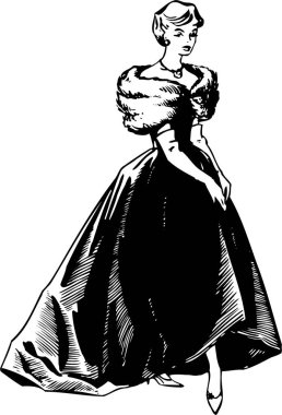 Kadın vektör illüstrasyonu