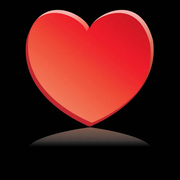 Icono Del Corazón Día San Valentín — Vector de stock