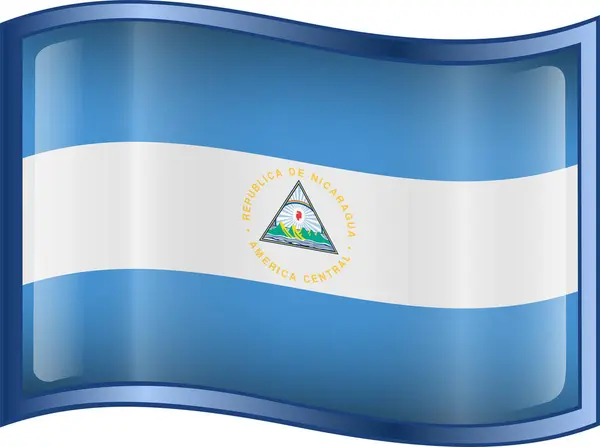 Bandera Nacional Guatemala Aislada — Archivo Imágenes Vectoriales