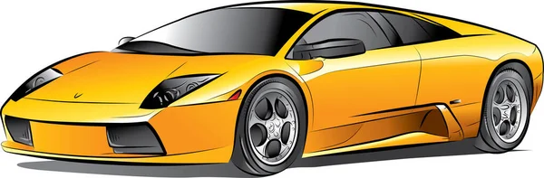 Ilustrație Vectorială Mașinii Sport — Vector de stoc