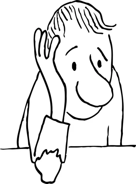 Ilustración Vectorial Del Personaje Dibujos Animados — Vector de stock