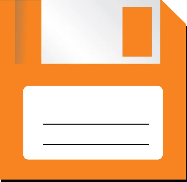 Floppy Disk Web Icon — Stock Vector
