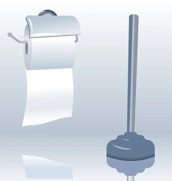 Vektor Toilettenpapier Rolle Illustration — Stockvektor