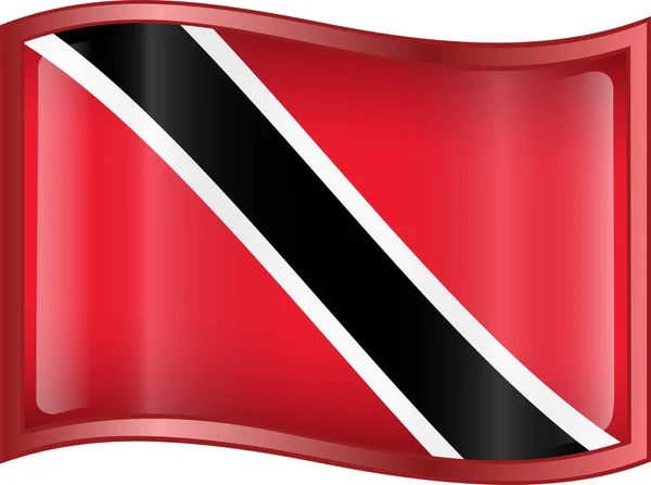 Trinidad Tobago Country Flag Icon — Stock Vector