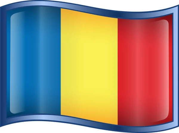 Drapeau Roumanie Drapeau National Pays Illustration Vectorielle — Image vectorielle