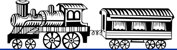 Conjunto Ícones Trem Ilustração Vetorial —  Vetores de Stock