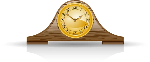 Винтажные Часы Векторная Иллюстрация — стоковый вектор