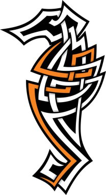 güzel dekoratif soyut arkaplan, vektör çizimi        