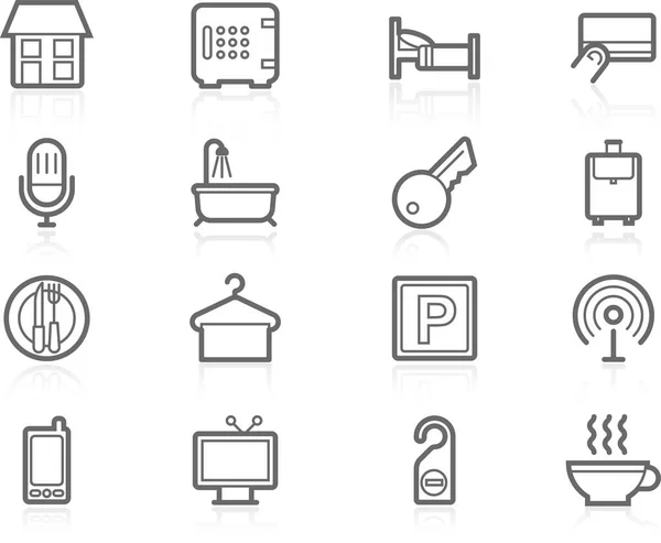 Home Applications Icon Set — стоковый вектор
