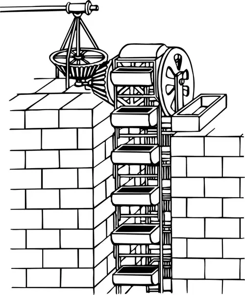 Stará Věž Staré Budovy — Stockový vektor