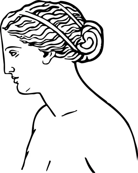 Illustration Vectorielle Femme Rétro — Image vectorielle