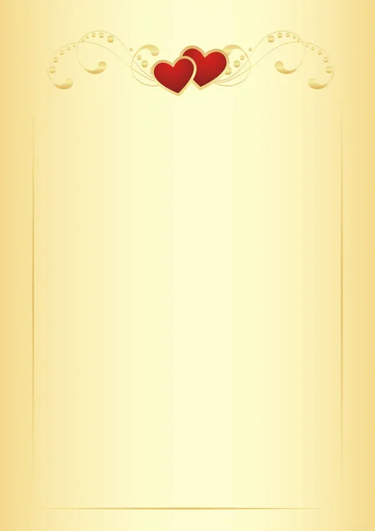 Fond Saint Valentin Coeurs Rouges Saint Valentin — Image vectorielle
