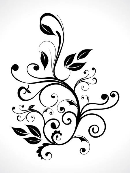 Illustration Vectorielle Élément Floral Design — Image vectorielle