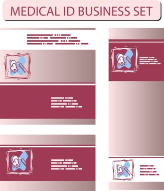 Tıbbi ve sağlık hizmetleri için tıbbi broşür.