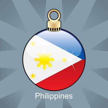 Filipinler bayrağıyla süslenebilir noeller