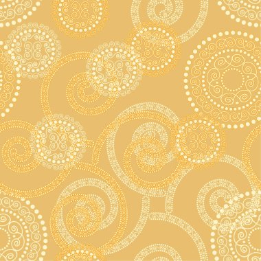 Çiçeksel elementlerle soyut ve pürüzsüz desen, basit vektör tasarımı 