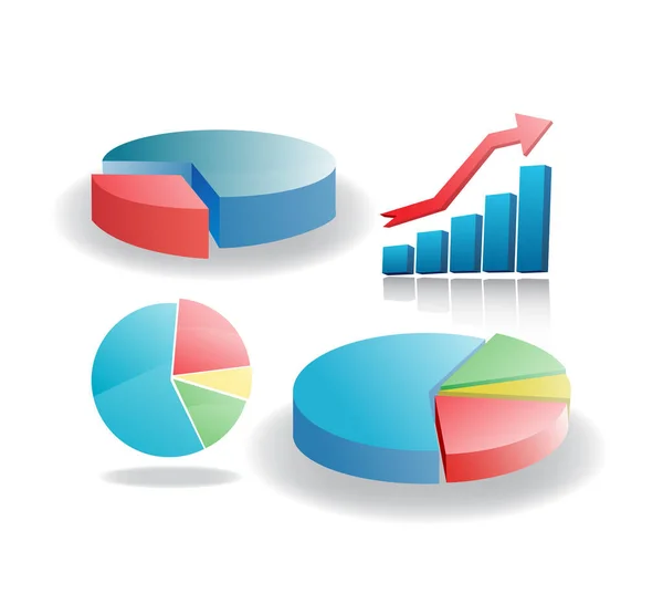 Illustration Business Icons Charts Graphs Stock Vector by ...