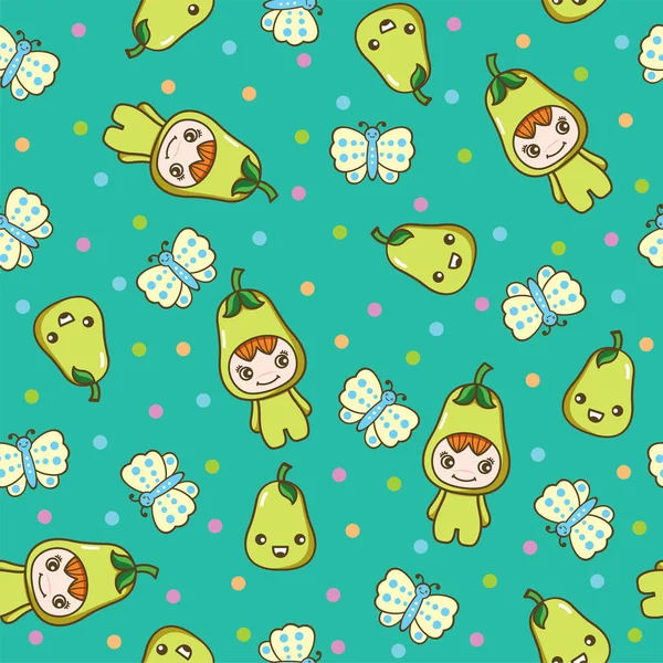 Sevimli yavru ayılarla kusursuz desen. vektör illüstrasyonu.