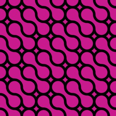 Soyut elementleri ve noktaları olan geometrik, dikişsiz desen. Duvar kağıtları, kumaşlar ve arka planlar için vektörsüz desen