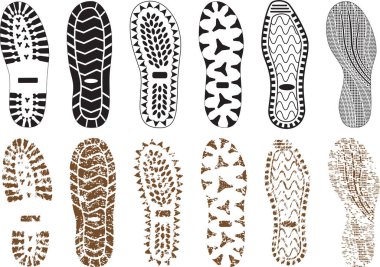 Çeşitli soyut kalıpların koleksiyonu, vektör illüstrasyonu