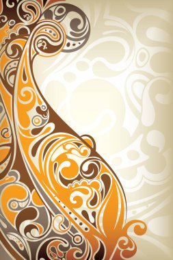 Çiçek arkaplanının vektör çizimi