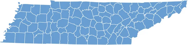 アメリカの地図の一部で 白い背景にある州を示しています — ストックベクタ