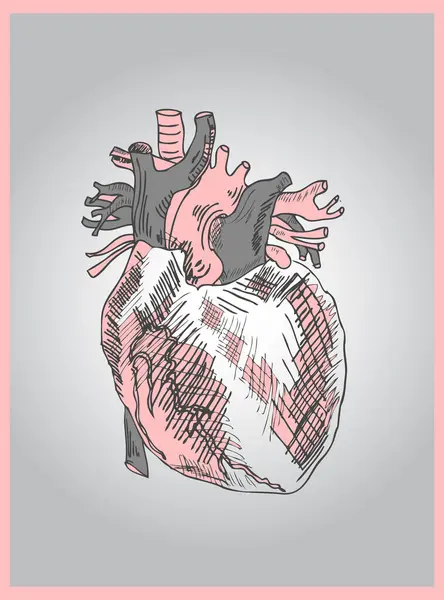 Icono Del Corazón Vector Ilustración — Archivo Imágenes Vectoriales