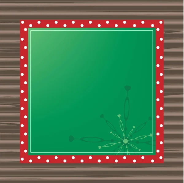 Carte Noël Abstraite Avec Boules Noël — Image vectorielle
