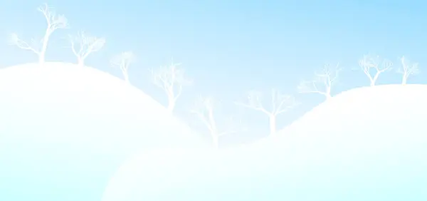 带雪的深蓝色背景 — 图库矢量图片