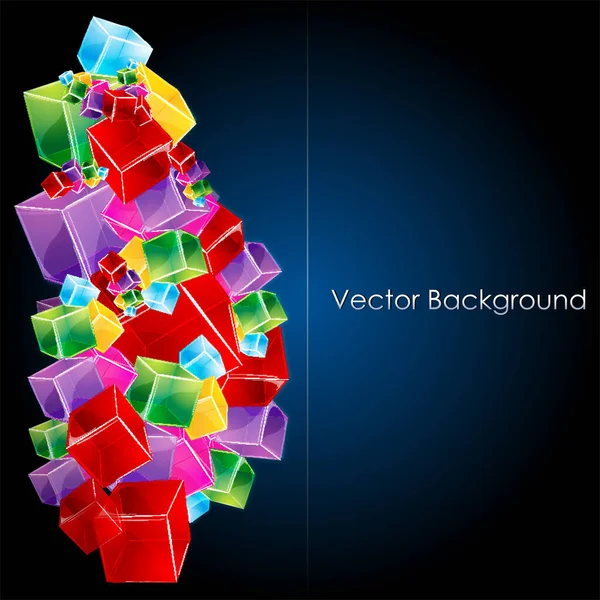 Barevná Mozaika Vektorová Ilustrace — Stockový vektor