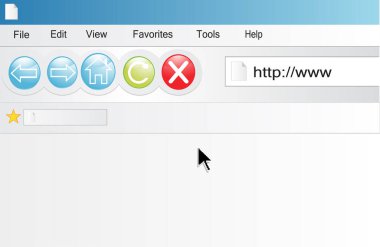 Web sayfası şablon vektör illüstrasyonu