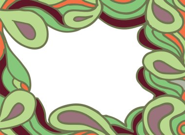 soyut çerçeve, vektör çizim 