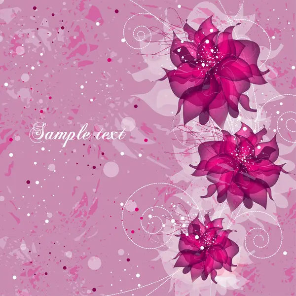 Pink Background Design — Stock Vector
