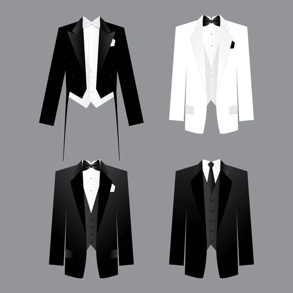 Набір Іконок Tuxedo — стоковий вектор