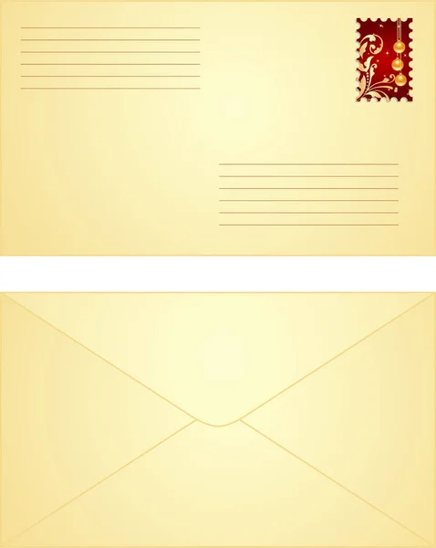 Envelope Background Vetor Illustration — Stock Vector