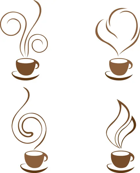 Kahve Fincanı Vektör Çizimi — Stok Vektör