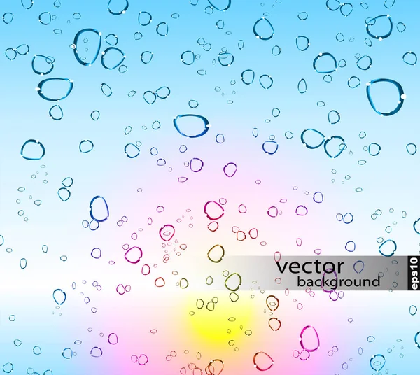 Vector Colorful Bokeh Lights Abstract Illustration Bokeh Effect — Stock Vector