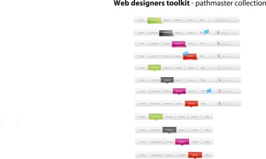 Web tasarımcısı araç takımı, vektör basit tasarım 