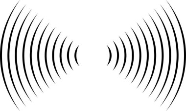 Radyo ışınları, vektör çizimi